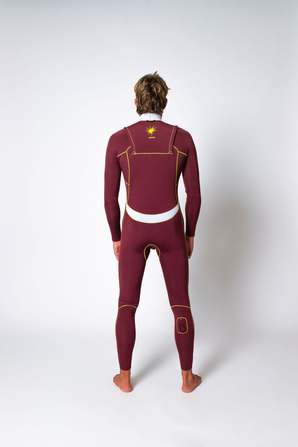 Narval x Shane Borland Sur Wetsuit 3.2mm Burgundy/White