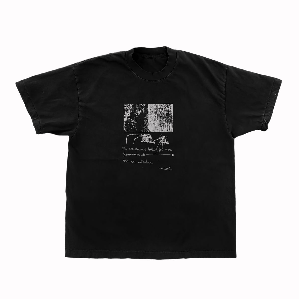 Narval Scribble Tee Black