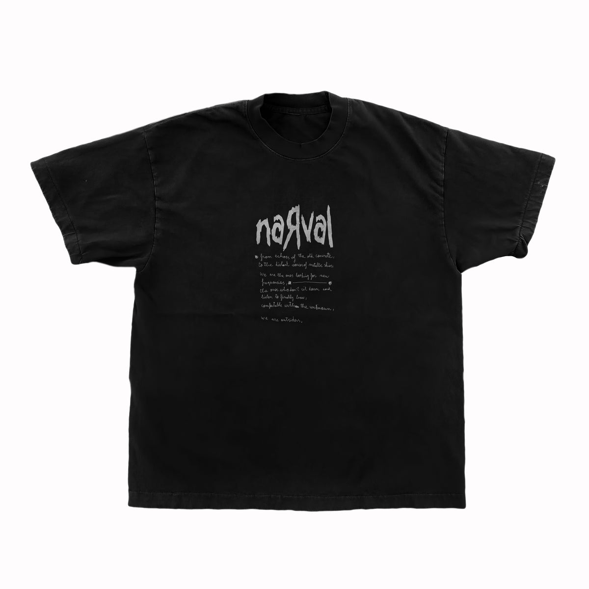 Narval Korn Tee Bone Black